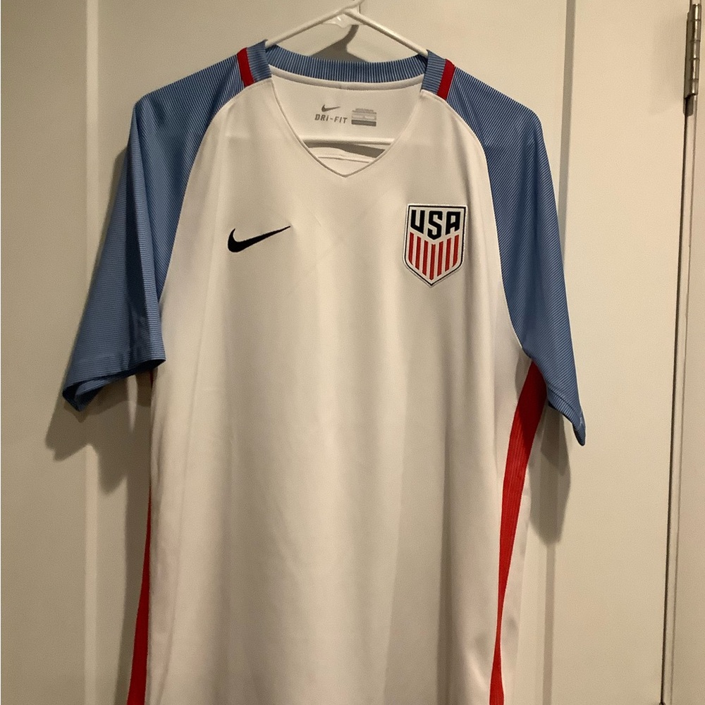 Nike USA Dri-FIT White Soccer Jersey